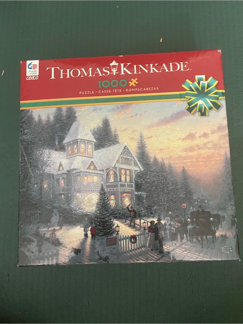 Thomas Kinkade Christmas 1000 Pc Puzzle Factory Sealed Pieces
